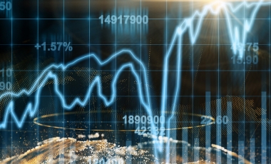 Graph of trendline pointing upwards